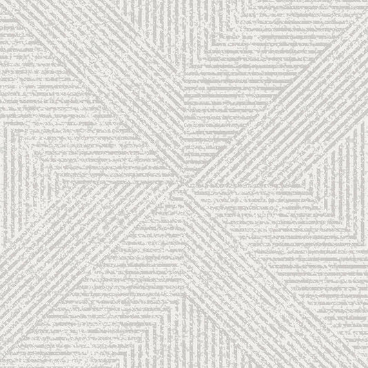 Omaru Danillo Geometric Glitter Wallpaper - Light Grey - Grandeco - A68202 - Premier Wallcovering