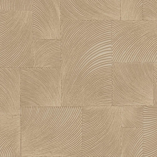 Omaru Murio Geometric Wallpaper - Brown - Grandeco - A71502 - Premier Wallcovering