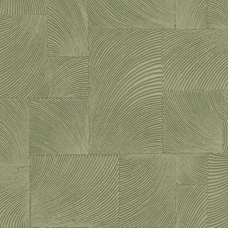 Omaru Murio Geometric Wallpaper - Green - Grandeco - A71503 - Premier Wallcovering