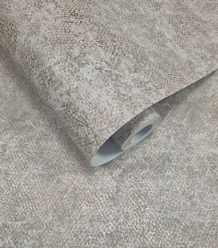 Ophidian Wallpaper - Grey - Holden Décor - 66121 - Premier Wallcovering