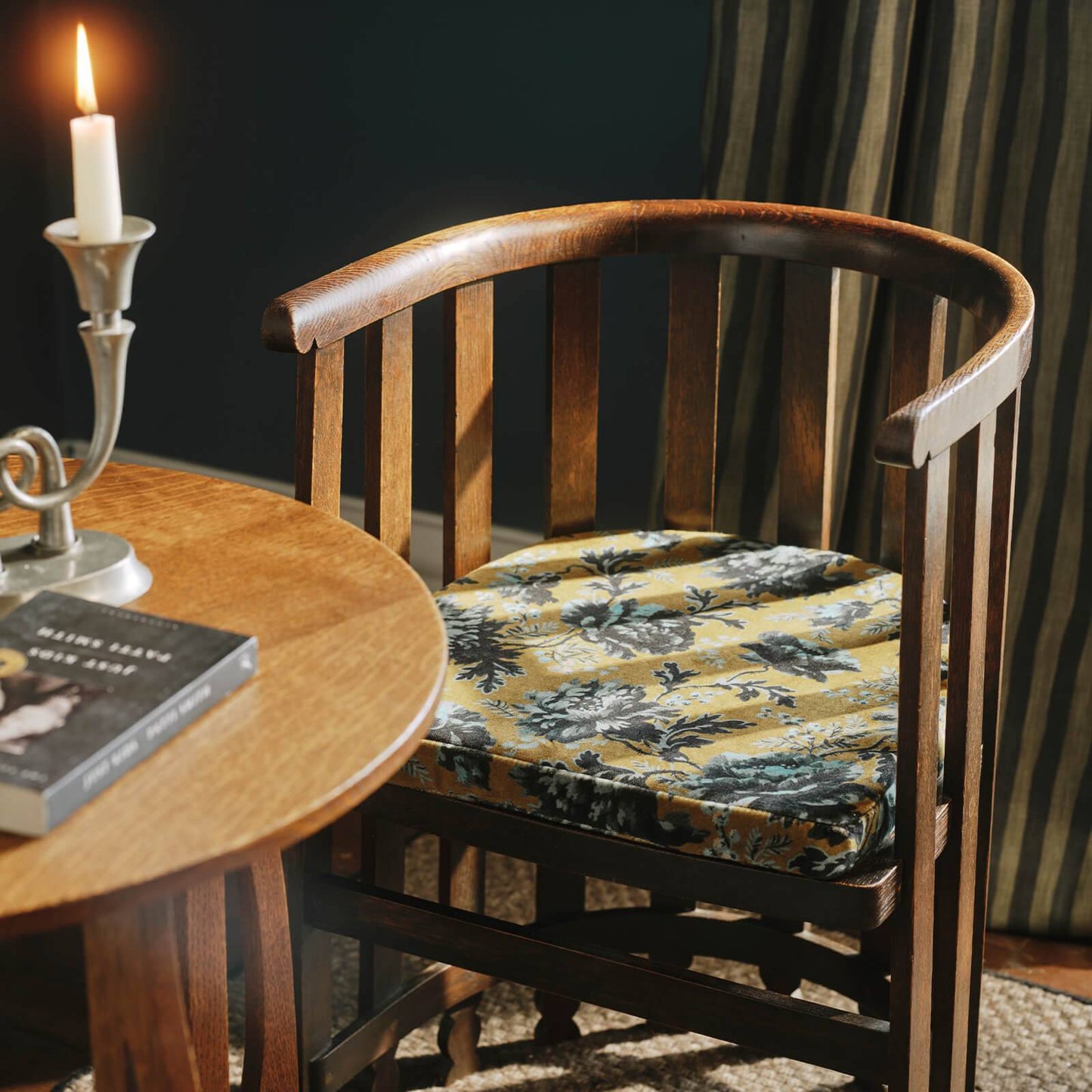 Opia Organic Velvet Fabric - Bronze - House of Hackney - 1-FA-OPI-OV-BRZ-XXX-XXX - Premier Wallcovering