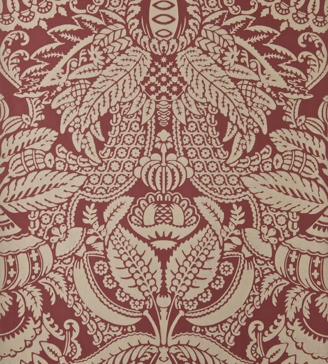 Orangerie Wallpaper - Red - 2510 - Farrow & Ball - Premier Wallcovering
