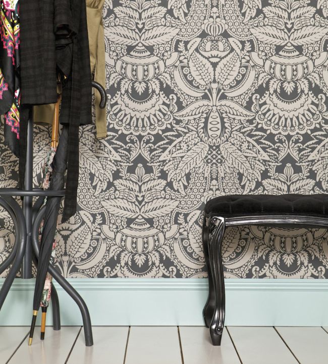 Orangerie Wallpaper - Charleston Gray - 2503 - Farrow & Ball - Premier Wallcovering