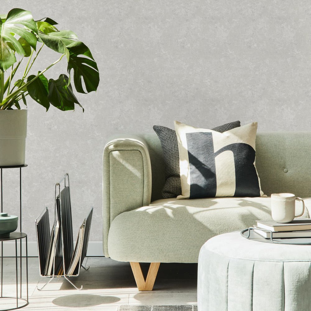 Organic Plain Wallpaper - Off White - Superfresco Easy - 120713 - Premier Wallcovering