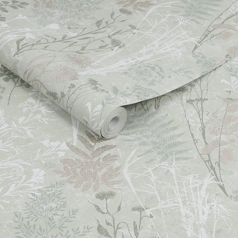 Organics Wallpaper - Sage - Superfresco Easy - 120716 - Premier Wallcovering