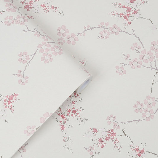 Oriental Blossom Wallpaper - Blush - Laura Ashley - 113388 - Premier Wallcovering