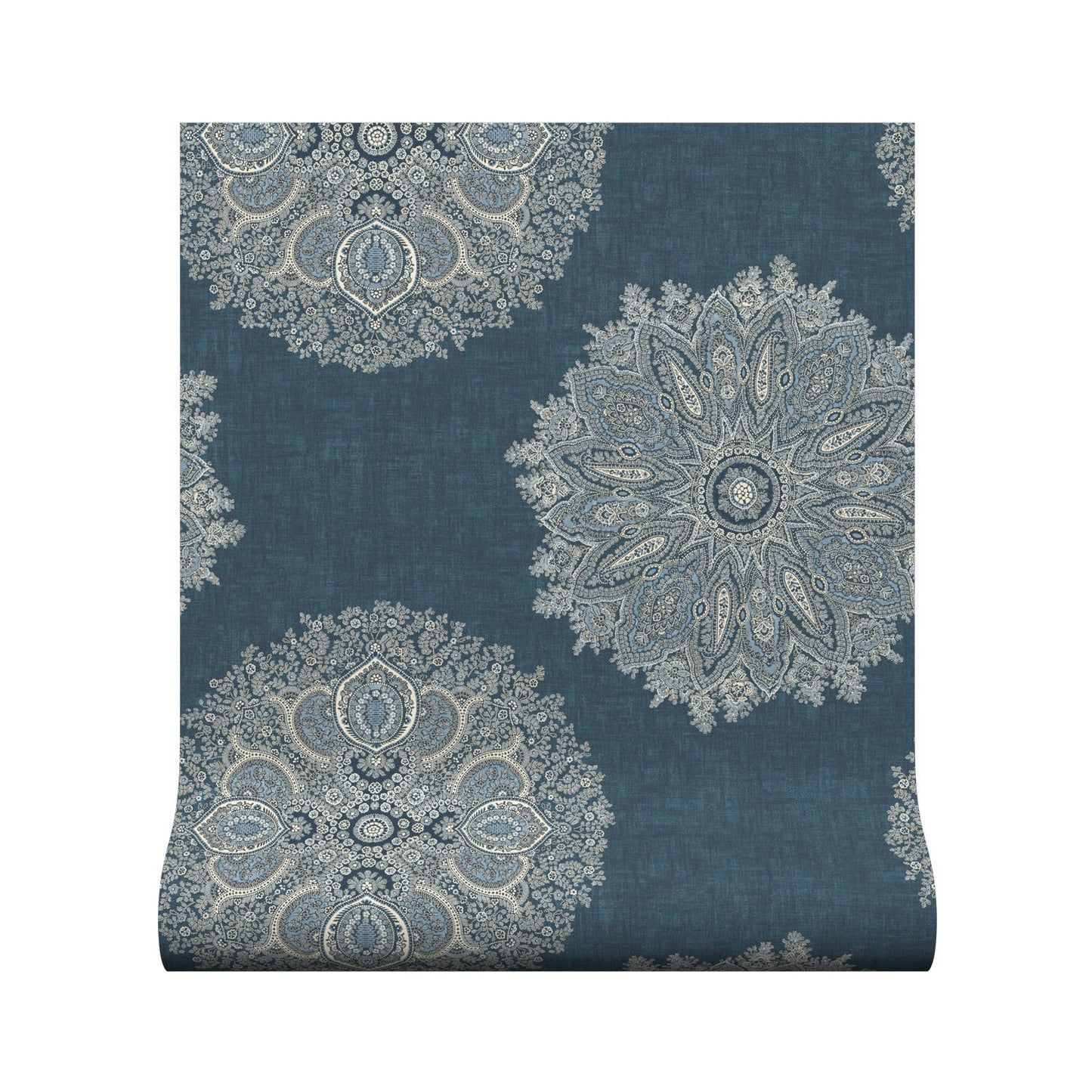 Orissa Wallpaper - Indigo - Warner House - Premier Wallcovering