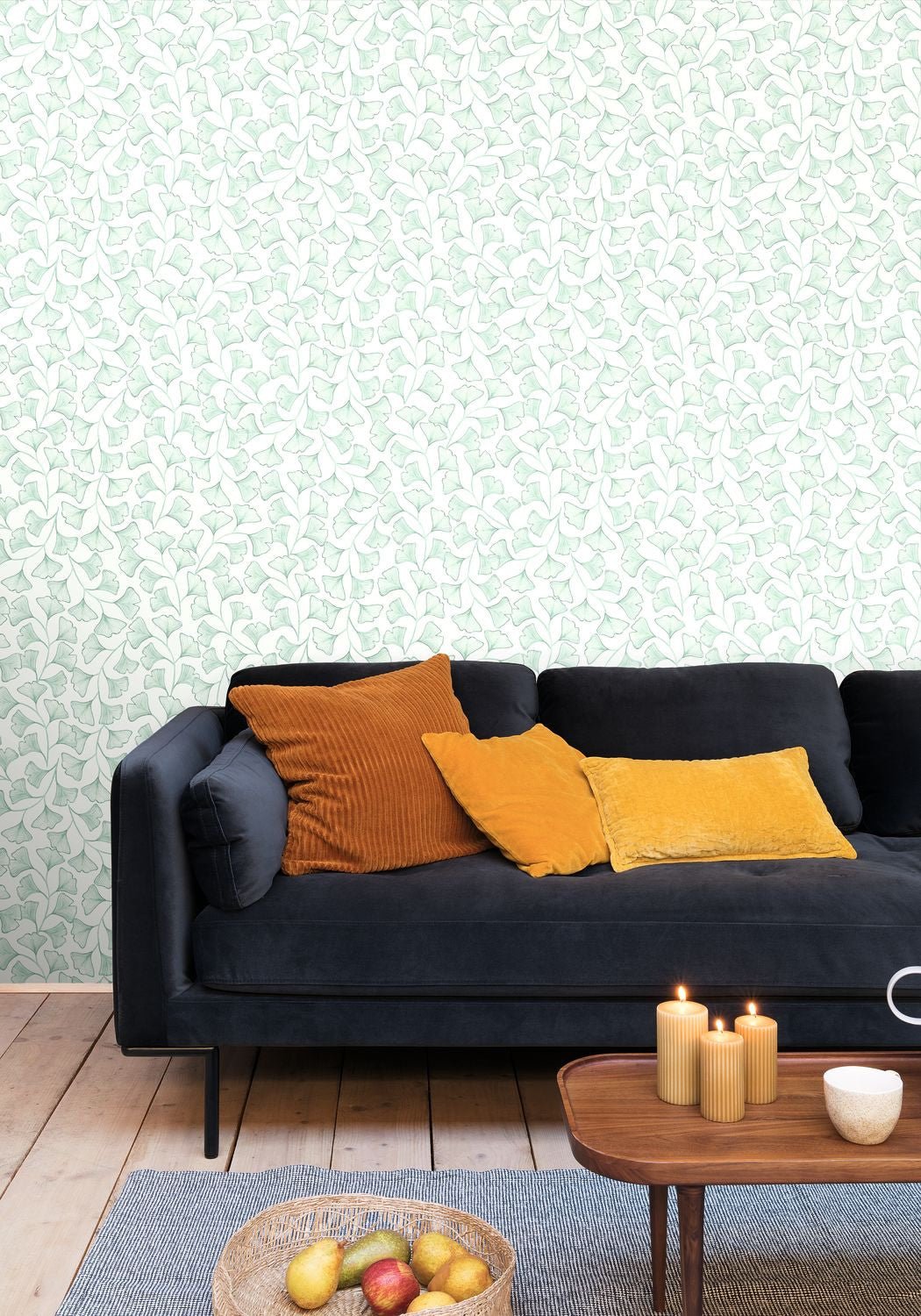 Osaka Wallpaper - Vert D'eau - Caselio - 103910737 - Premier Wallcovering