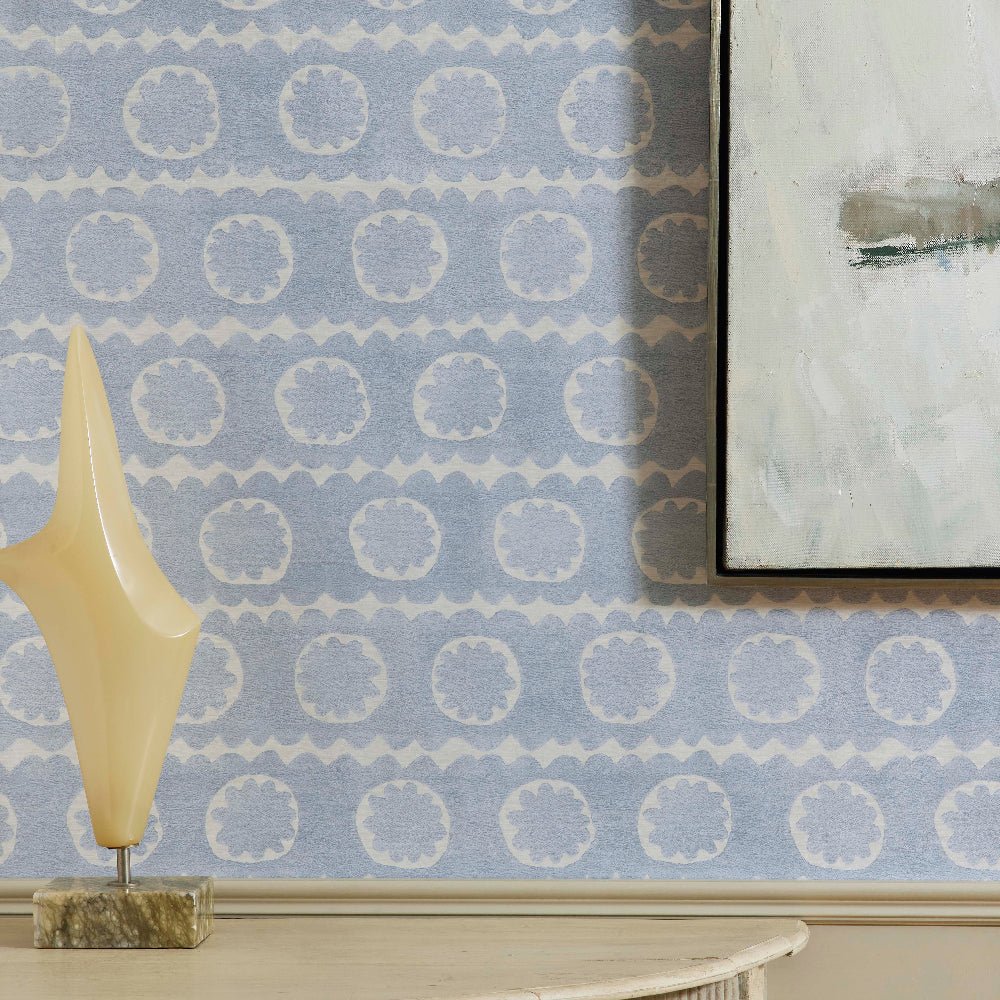 Oscar Wallpaper - Blue - Blithfield - 698-01 - Premier Wallcovering