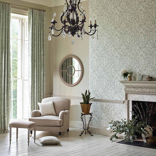 Osier Wallpaper - Dove/Chalk - Sanderson - DDAM216408 - Premier Wallcovering