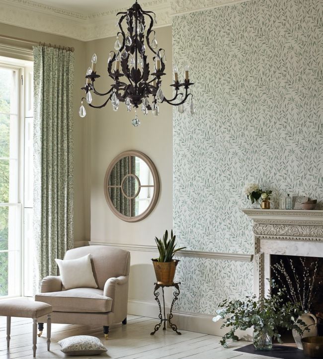 Osier Wallpaper - Willow/Cream - DDAM216409 - Sanderson - Premier Wallcovering