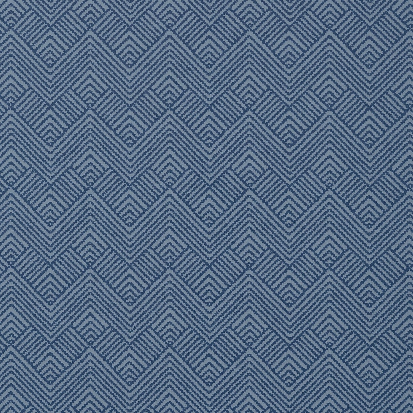 Oslo Chevron Wallpaper - Navy - Thibaut - T2990 - Premier Wallcovering