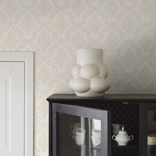 Ottilia Wallpaper - Beige - Boråstapeter - 38744 - Premier Wallcovering