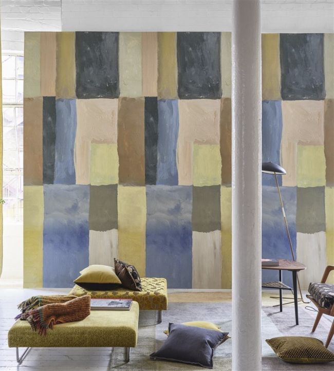 Otto Mosaic Wallpaper - Dusk - PDG1108/01 - Designers Guild - Premier Wallcovering