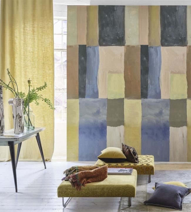 Otto Mosaic Wallpaper - Dusk - PDG1108/01 - Designers Guild - Premier Wallcovering