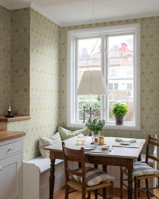 Oxford Union Wallpaper - Yellow / Green - Midbec - 82045 - Premier Wallcovering