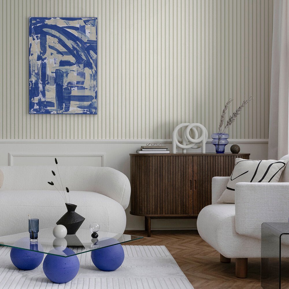 Oxford Wallpaper - Sage - Timothy Wilman - TW2467 - Premier Wallcovering