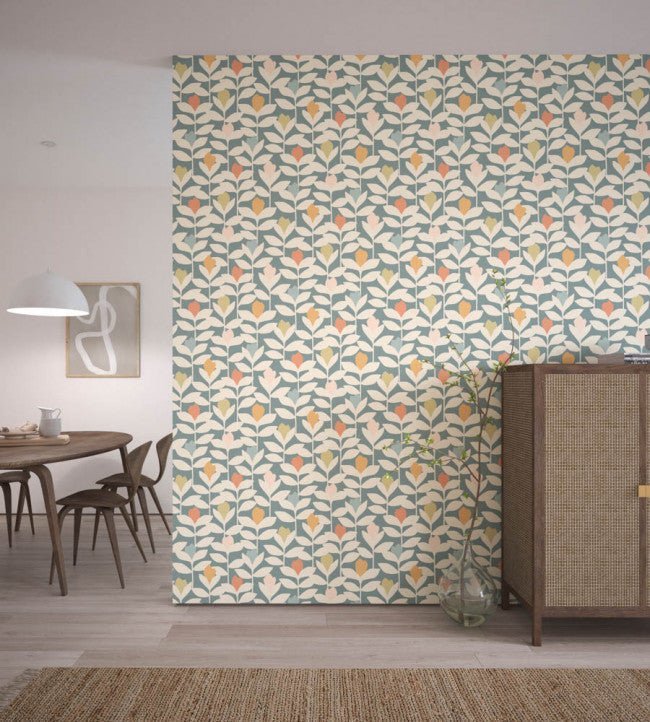 Padukka Wallpaper - Flamenco - NESW112215 - Scion - Premier Wallcovering