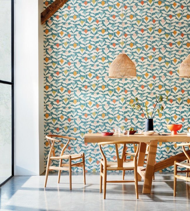 Padukka Wallpaper - Flamenco - NESW112215 - Scion - Premier Wallcovering