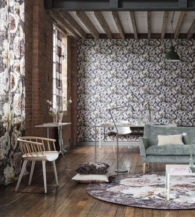 Pahari Wallpaper - Rosewood - PDG1128/01 - Designers Guild - Premier Wallcovering