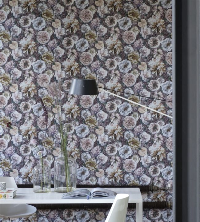 Pahari Wallpaper - Rosewood - PDG1128/01 - Designers Guild - Premier Wallcovering