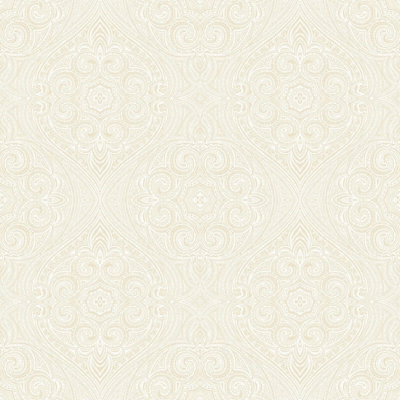 Paisley Motif Wallpaper - Gold - SK Filson - DE41862 - Premier Wallcovering
