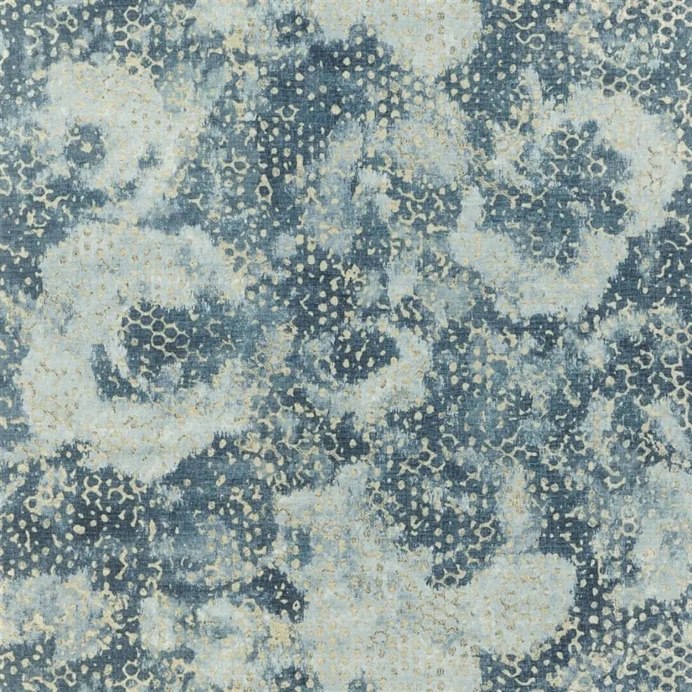 Palasini Wallpaper - Teal - PDG647/06 - Designers Guild - Premier Wallcovering