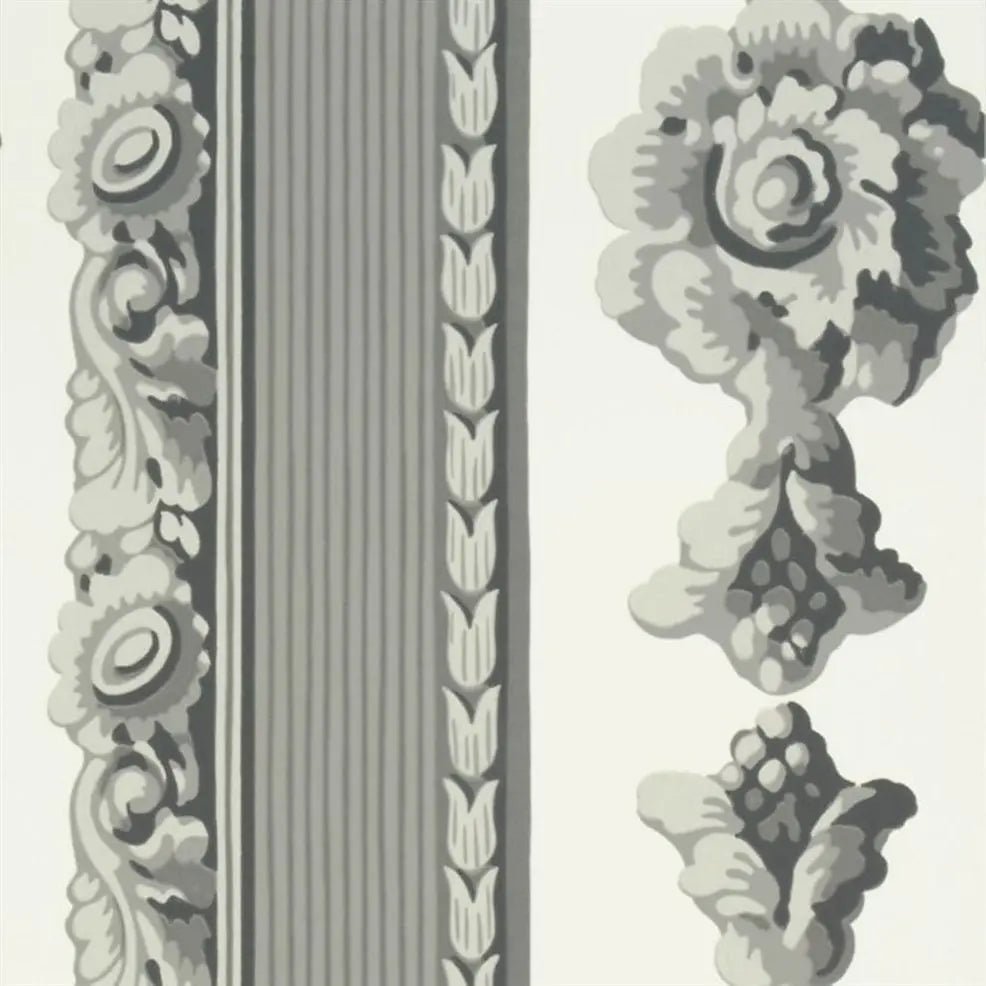 Palazzetto Wallpaper - Charcoal - P548/03 - Designers Guild - Premier Wallcovering
