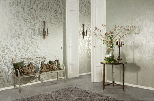 Palazzo Floral Wallpaper - Cream - Omexco - PAL5037 - Premier Wallcovering