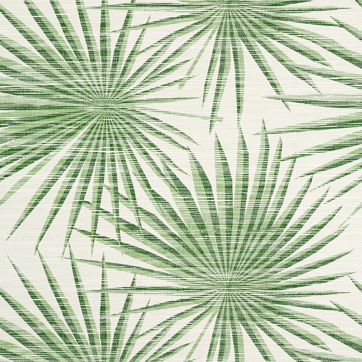 Palm Frond Wallpaper - Green & White - Thibaut - T10142 - Premier Wallcovering