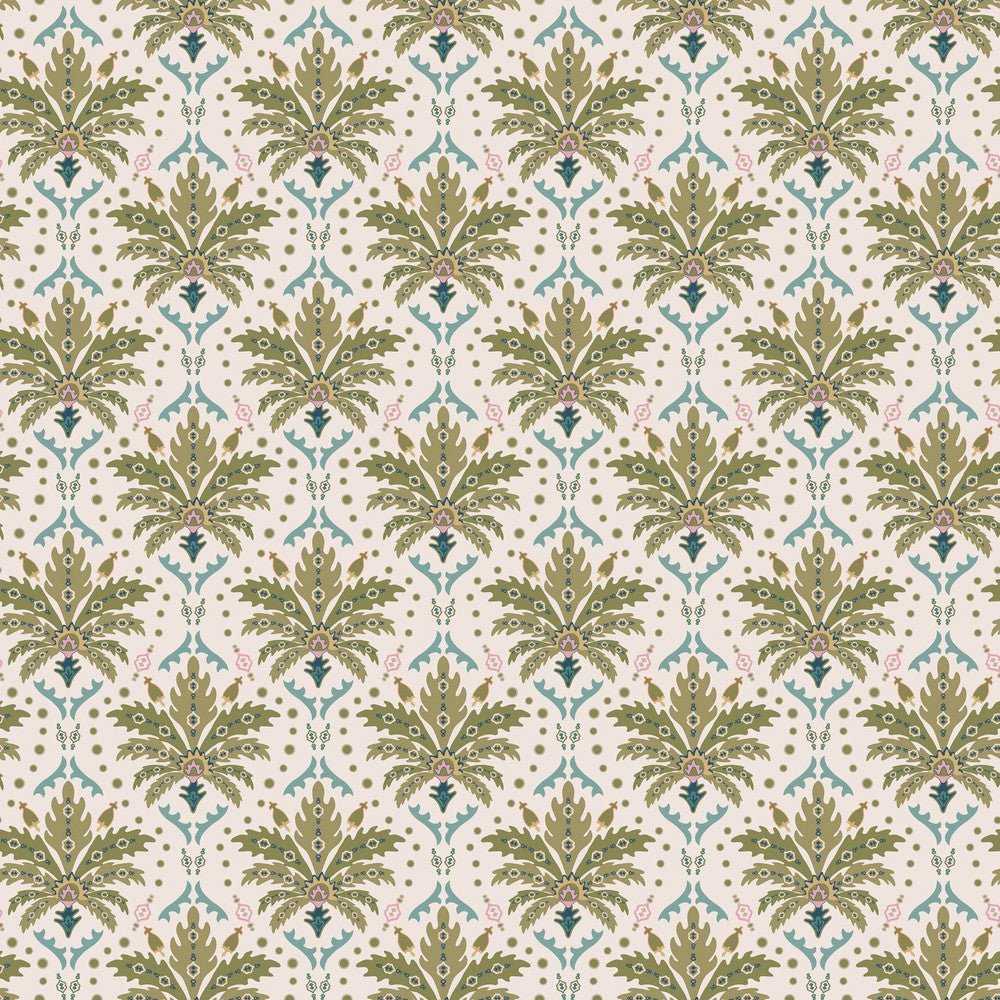 Palm Geo Wallpaper - Cream - Joules - 128935 - Premier Wallcovering