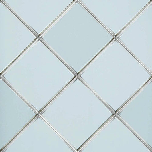 Palm House Trellis Wallpaper - Sky - Osborne & Little - W7451-02 - Premier Wallcovering