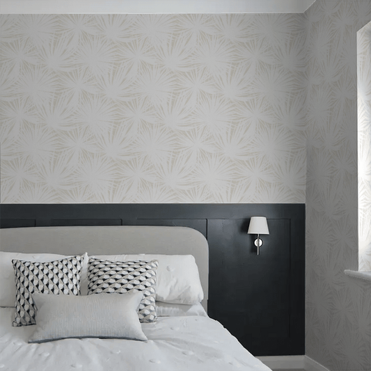 Palm Silhouette Wallpaper - Hemp - Ohpopsi - LBK50102W - Premier Wallcovering