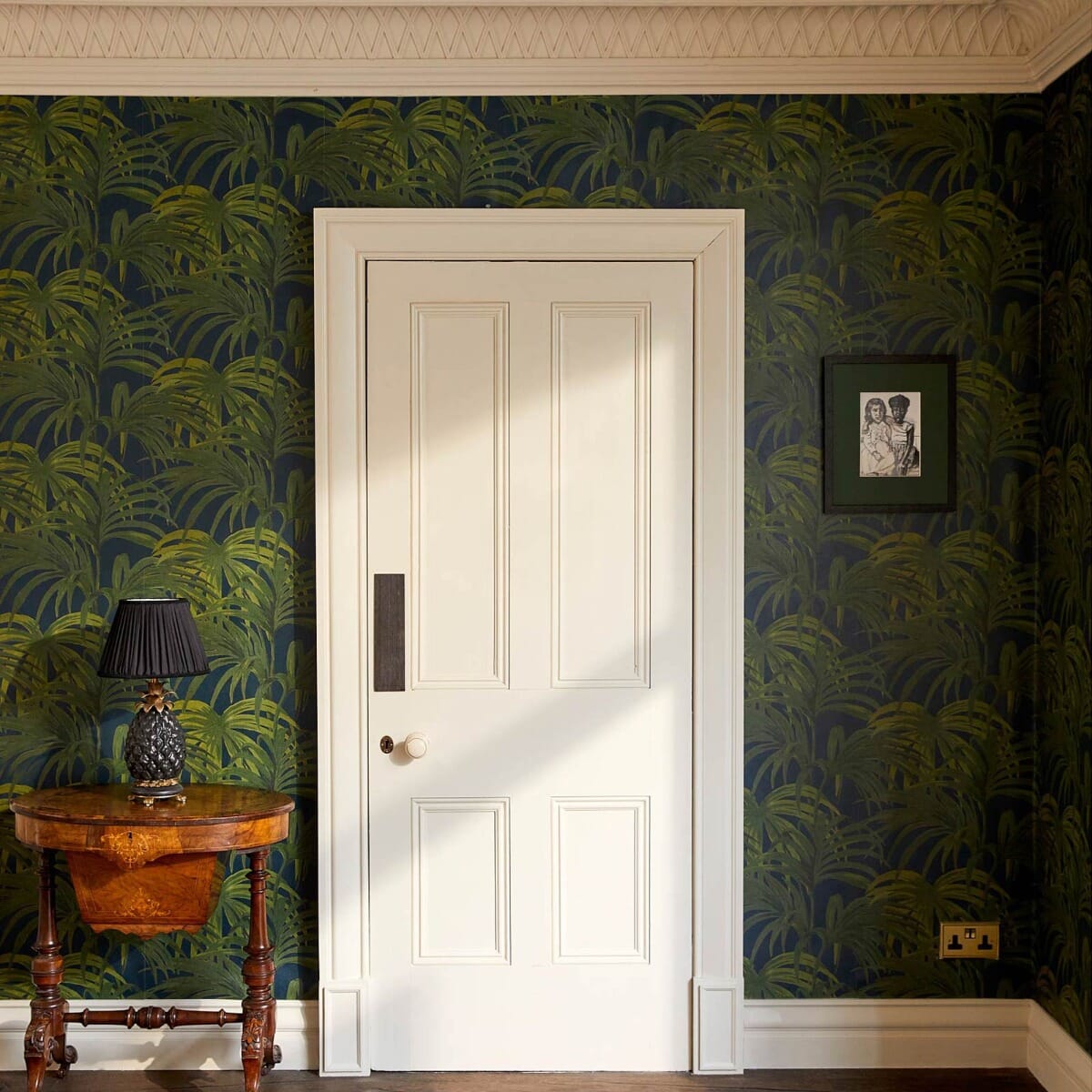 Palmeral Wallpaper - Midnight / Green - House of Hackney - 1 - WA - PAL - DI - M&G - XXX - Premier Wallcovering