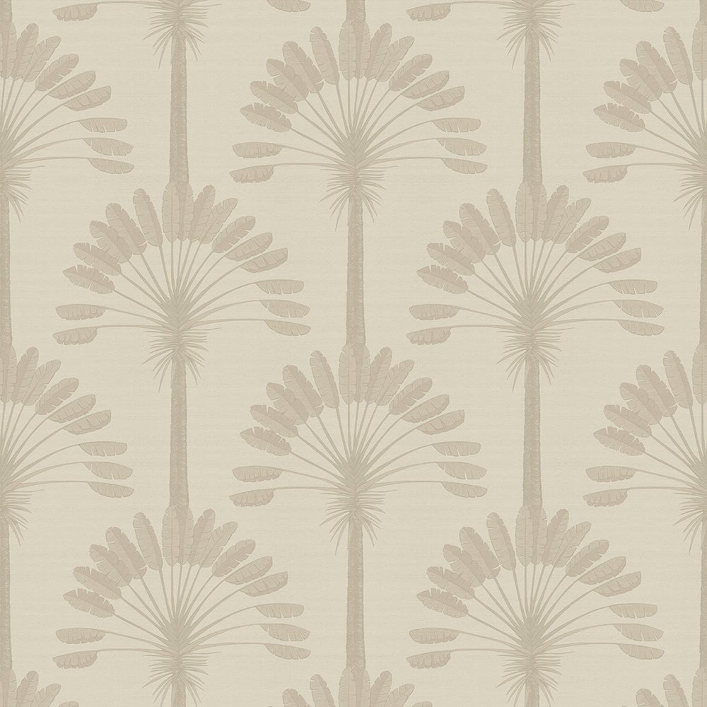 Palmette Wallpaper - Vintage Cream - LAN100194 - Lucie Annabel - Premier Wallcovering