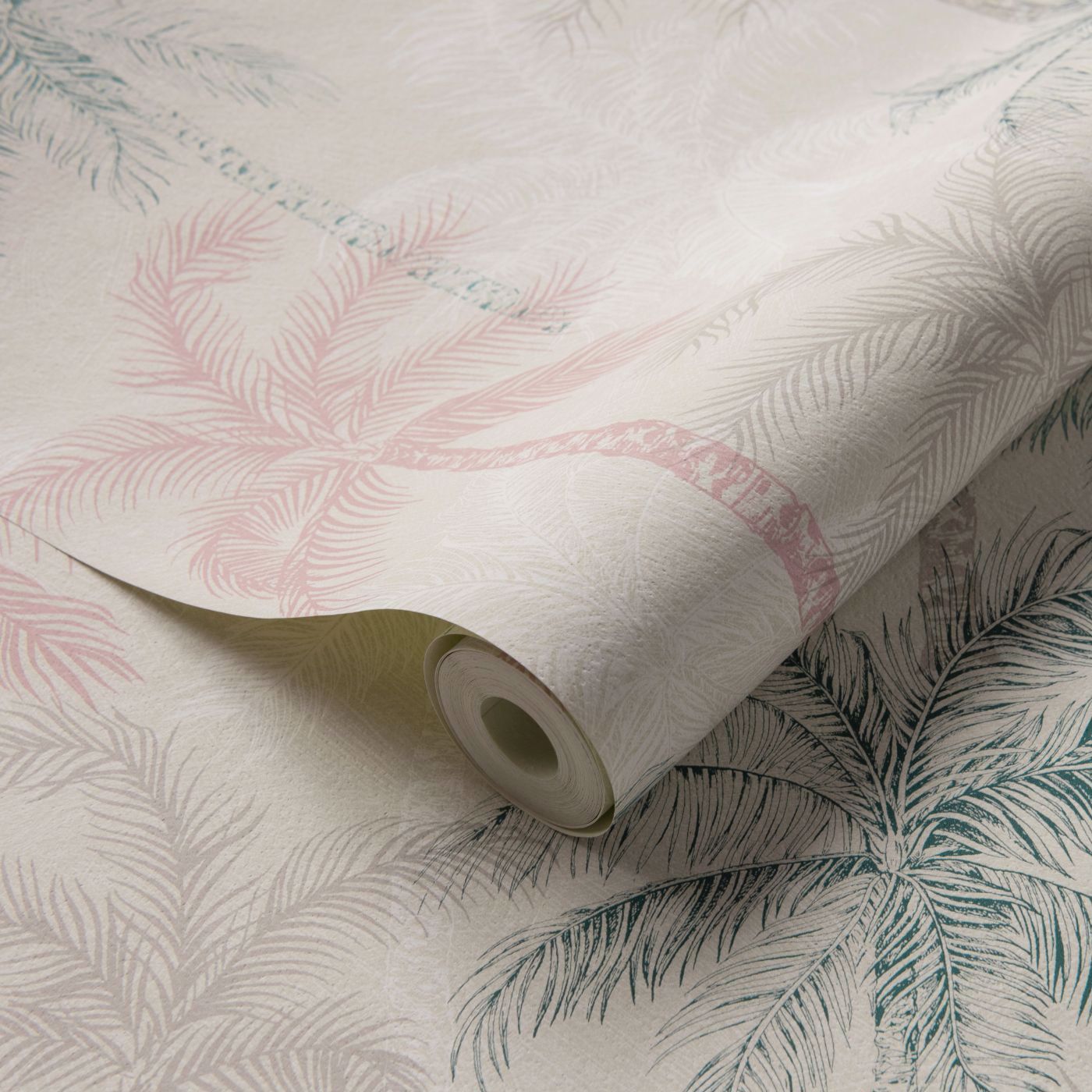 Palmyra Wallpaper - Mineral/Blush - Clarke & Clarke - W0189/03 - Premier Wallcovering