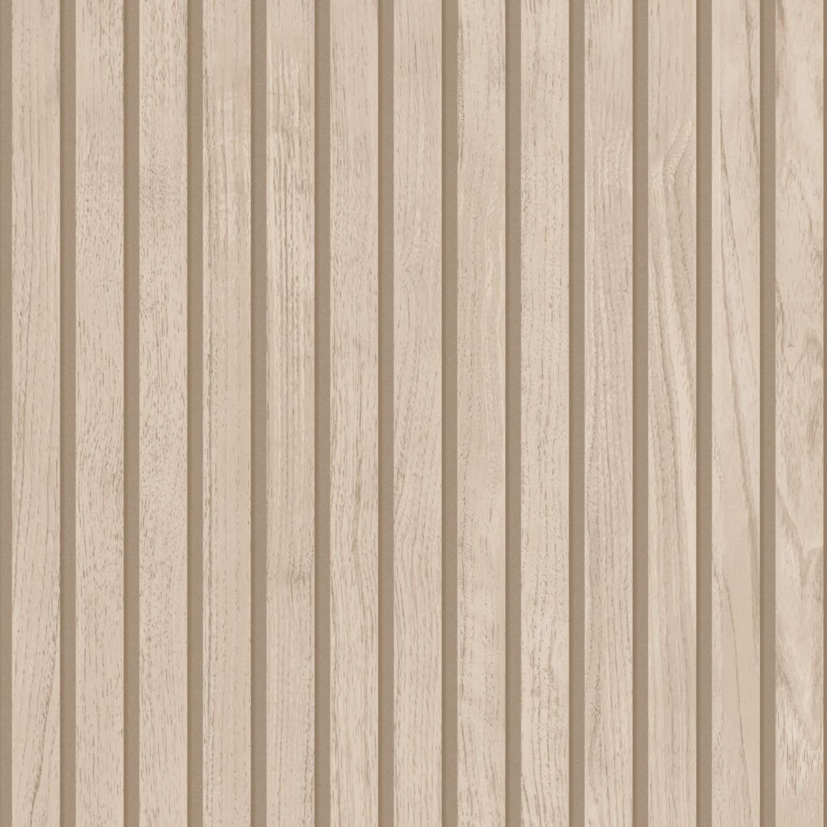 Panacea Wood Slats Wallpaper - Natural - Belgravia - 1162 - Premier Wallcovering
