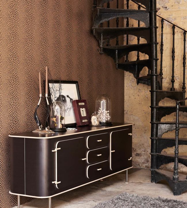 Panthera Wallpaper - Pale Linen/Silver - Osborne & Little - W6306-02 - Premier Wallcovering