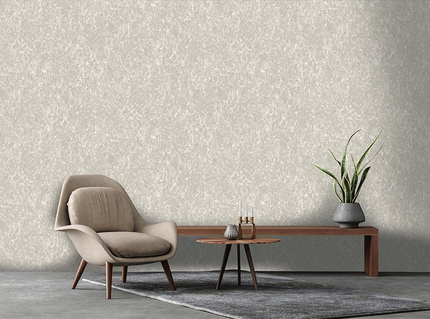 Panthera Wallpaper - Dove - Holden Décor - 65870 - Premier Wallcovering