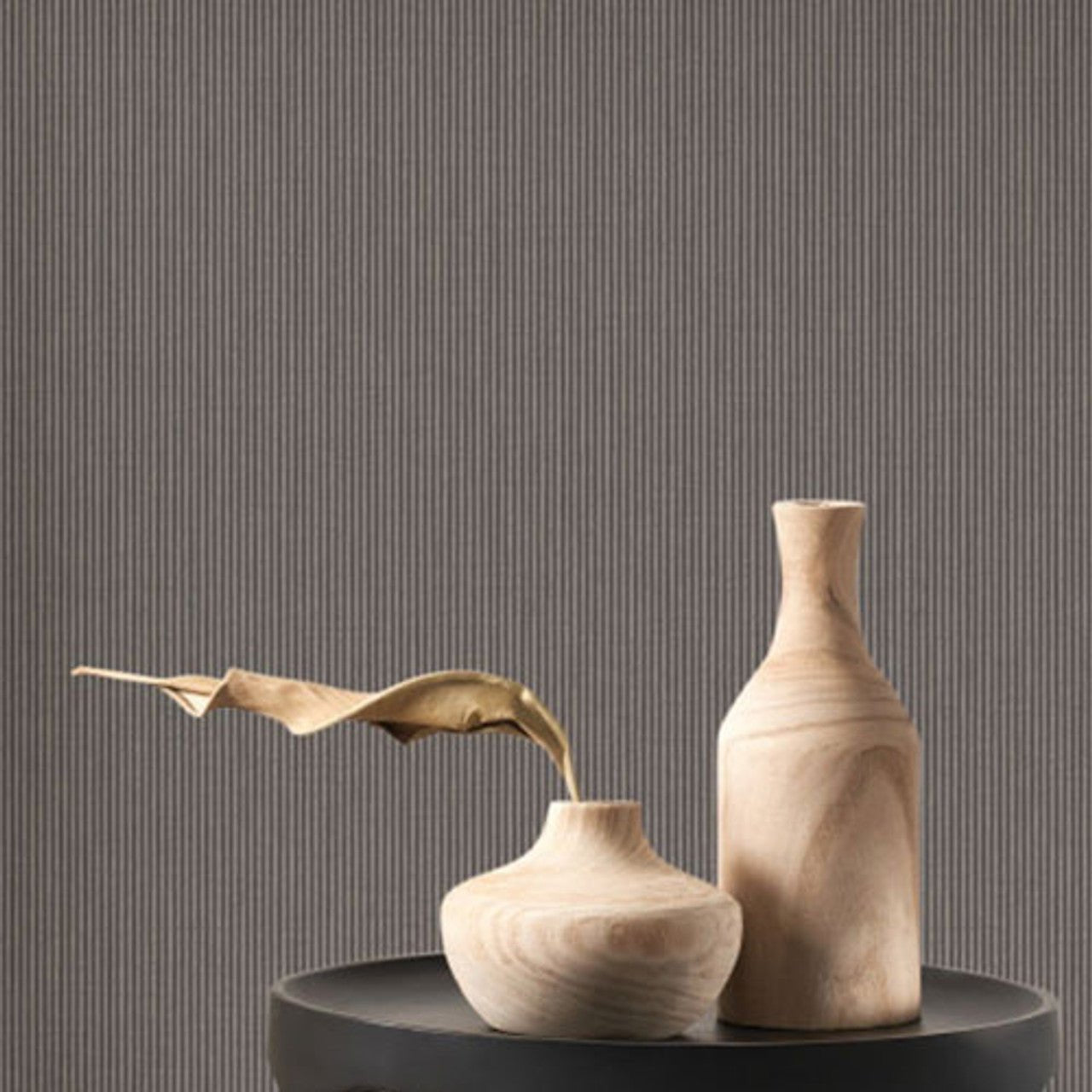 Papier Kraft Papercraft Wallpaper - Anthracite - Casadeco - 89659515 - Premier Wallcovering