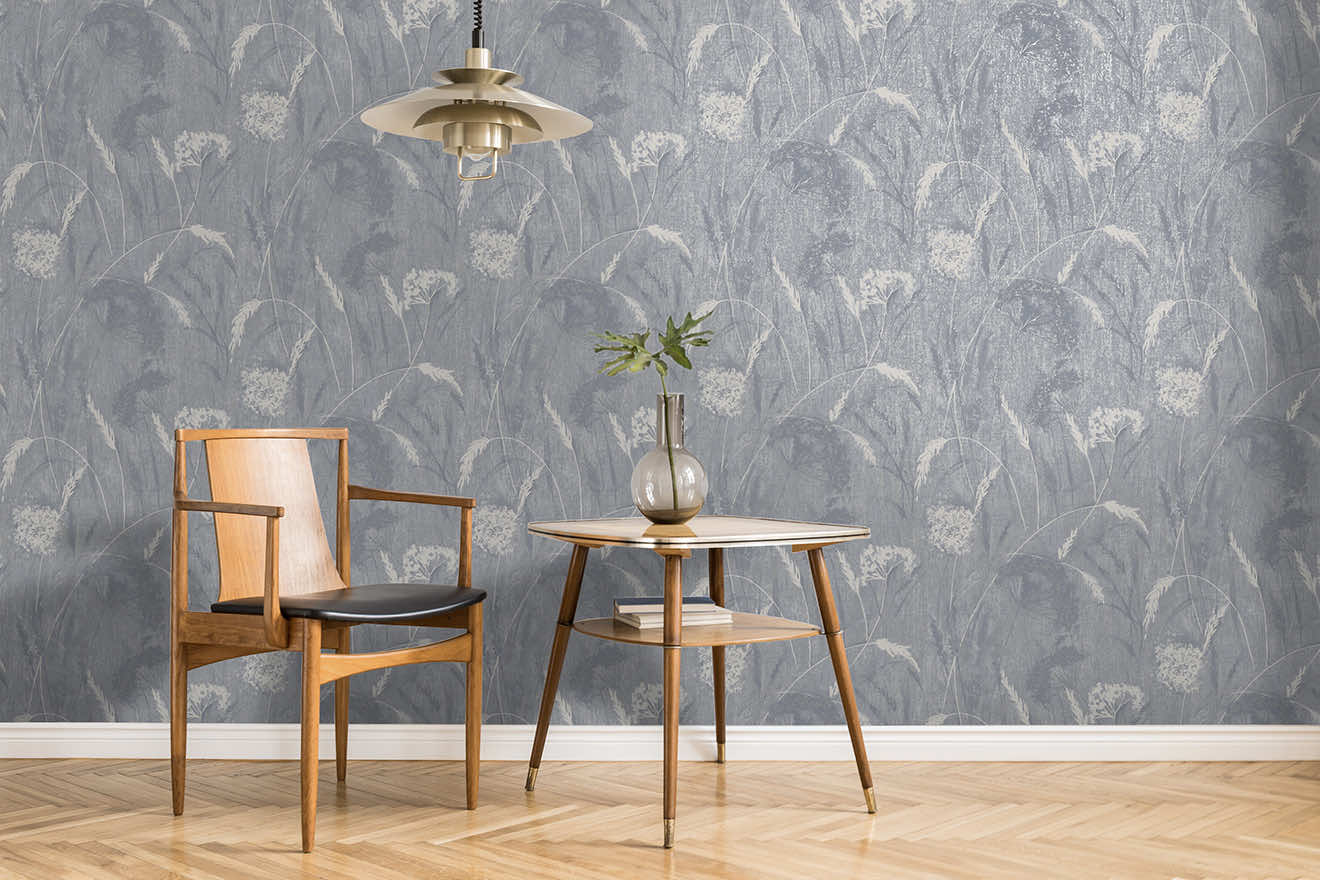 Pappus Wallpaper - Blue - Holden Décor - 75992 - Premier Wallcovering