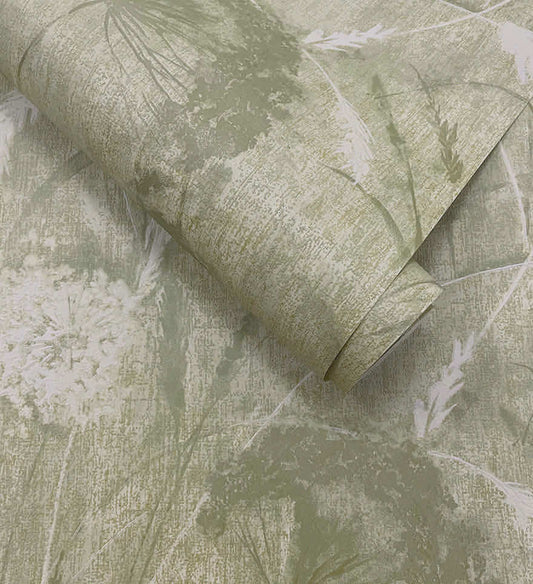 Pappus Wallpaper - Sage - Holden Décor - 75990 - Premier Wallcovering