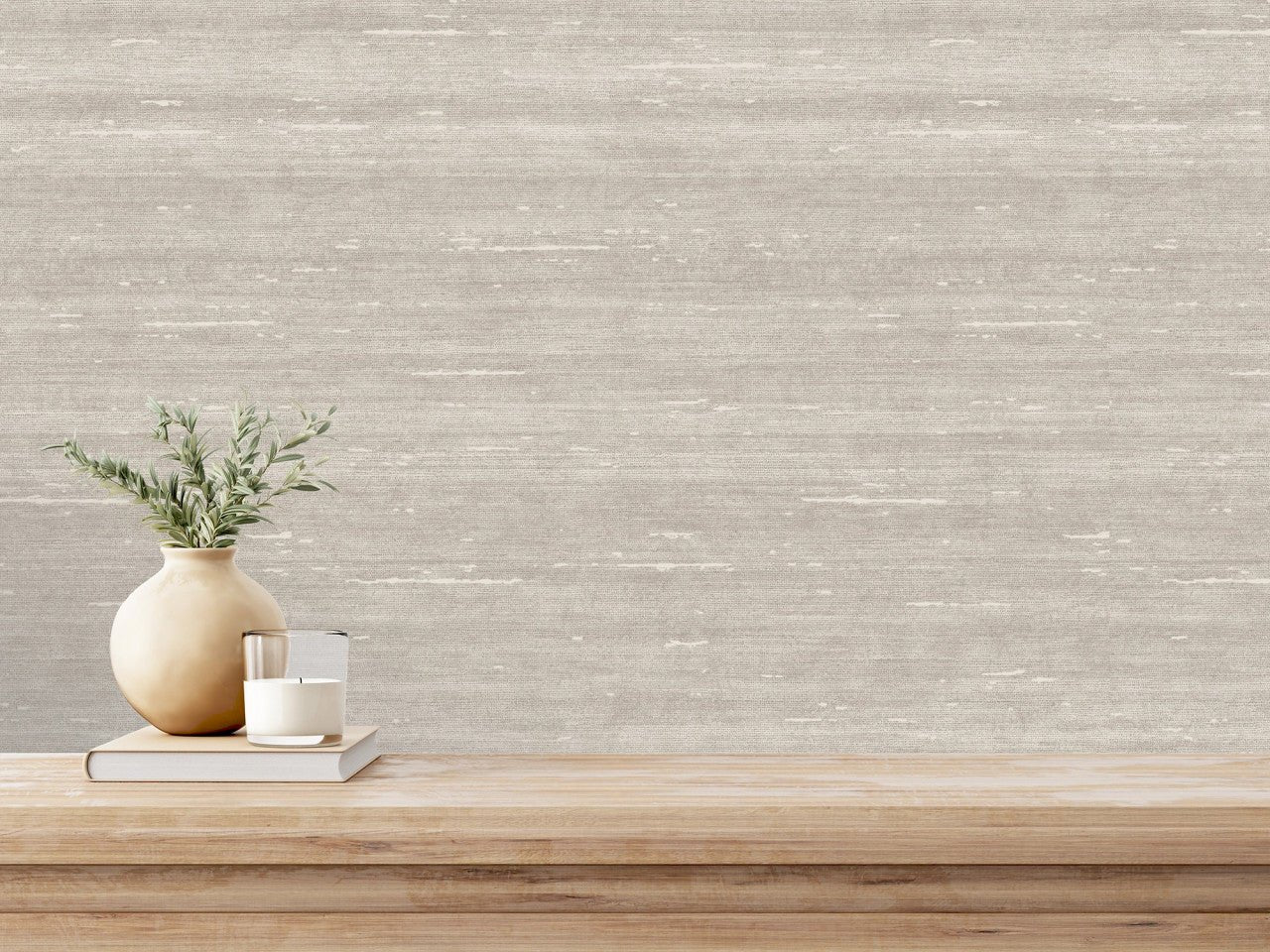 Paradise Silk Vasari Wallpaper - Taupe - Rasch - 539684 - Premier Wallcovering