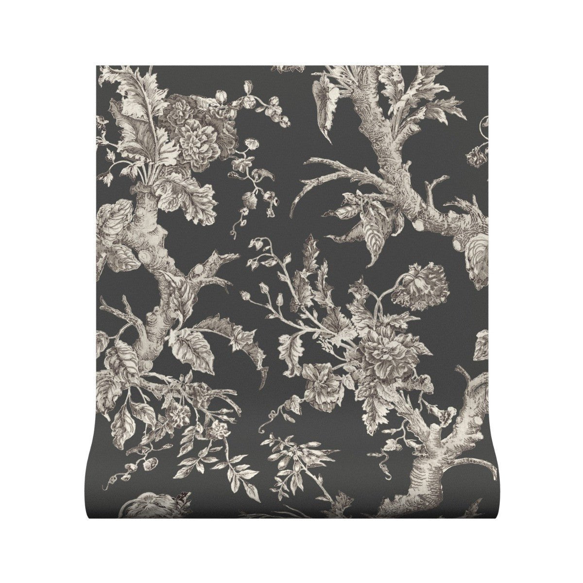 Paradiso Wallpaper - Charcoal - Warner House - Premier Wallcovering