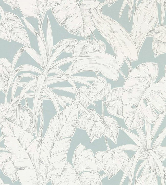 Parlour Palm Wallpaper - Fossil - NZAW112025 - Scion - Premier Wallcovering