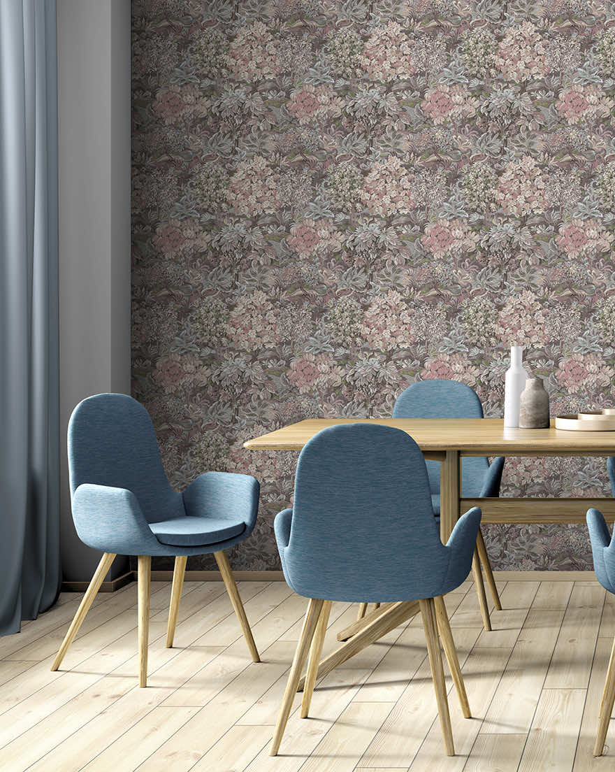 Parsons Wood Wallpaper - Multi - Holden Décor - 91631 - Premier Wallcovering