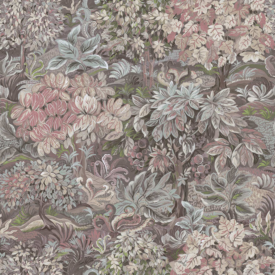 Parsons Wood Wallpaper - Multi - Holden Décor - 91631 - Premier Wallcovering
