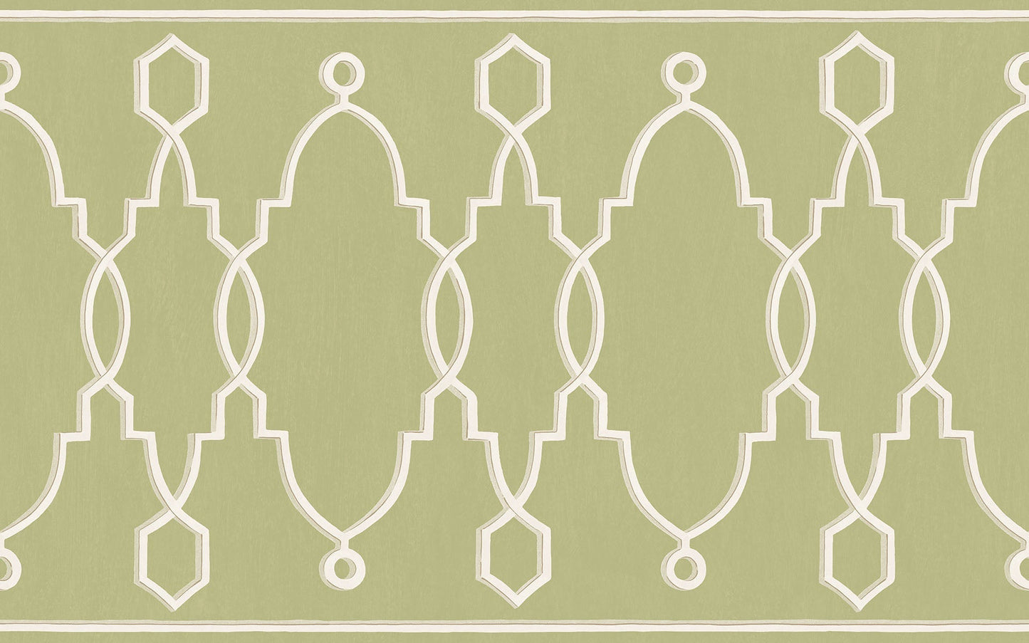 Parterre Border Wallpaper - Olive Green - 99/3012 - Cole & Son - Premier Wallcovering