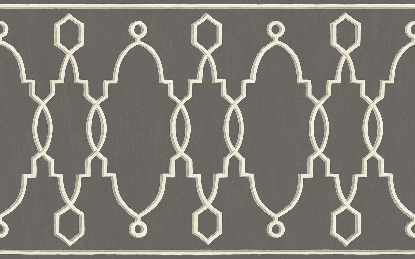 Parterre Border Wallpaper - Soot - 99/3015 - Cole & Son - Premier Wallcovering