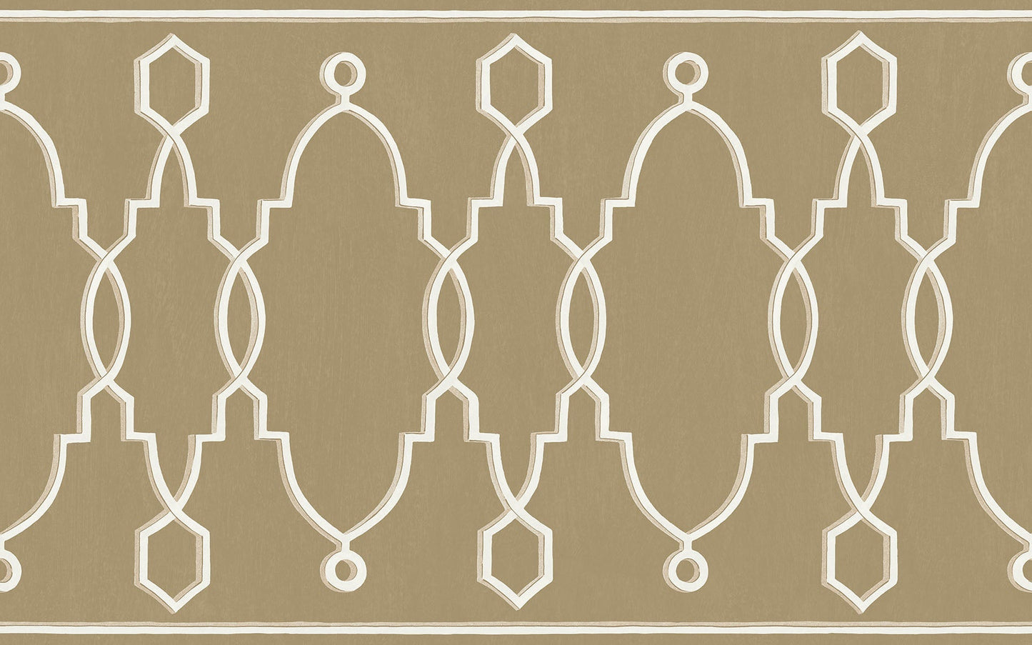 Parterre Border Wallpaper - Metallic Antique Gold - 99/3017 - Cole & Son - Premier Wallcovering